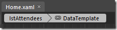 Editing the DataTemplate