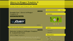 jquery blogger template