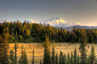 Denali from south of the Denali National Park
