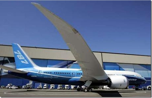 The first Boeing 787