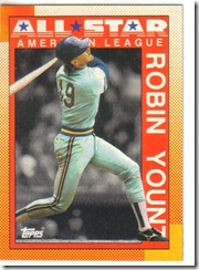 Robin Yount Topps 90 Leader