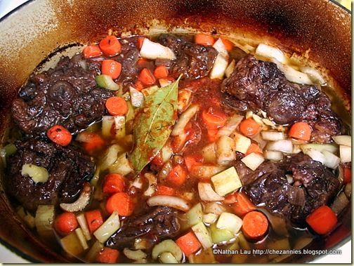 Braised Oxtails in Red Wine