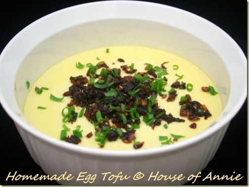 homemade egg tofu copyright house of annie homemade egg tofu copyright house of annie