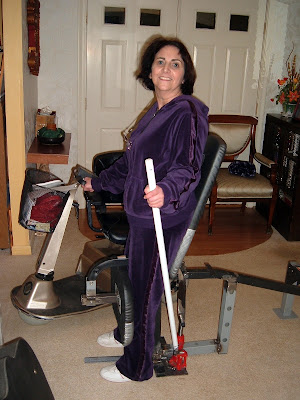 Mom in Custom Standing Frame