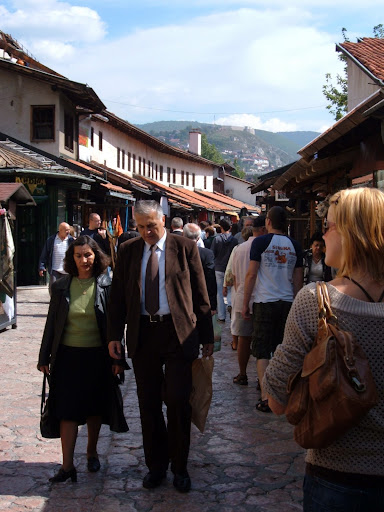Baščaršija, a Famous Street / Neighborhood in the Old Turkish Quarter