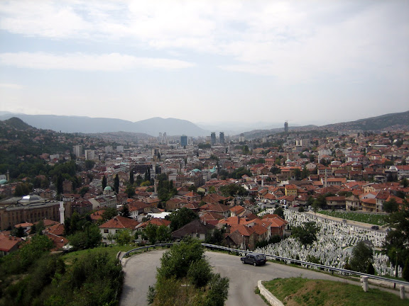Another city view; note how the cemetaries are built right into the city