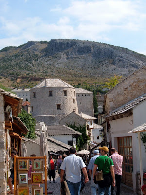Approaching the bridge at the city center