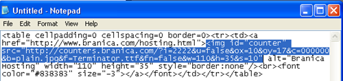 Blogger Post Counter