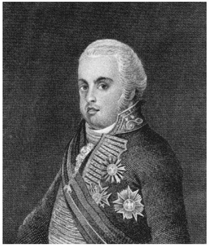 Joao VI of Portugal, circa 1810. In 1815 Brazil was granted the status of a kingdom and a dual monarchy under Dom Joao, who became Joao VI. 