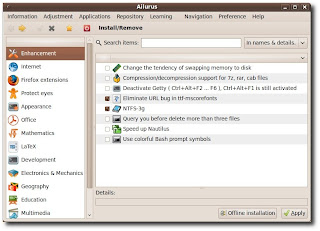 Ailurus 10.01.5 su Ubuntu e Fedora