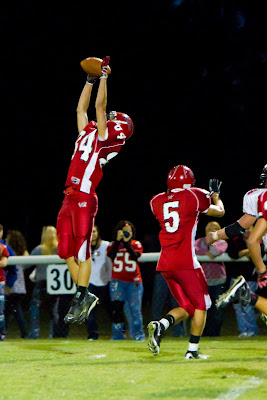RJ Stratton picks off a Jefferson pass