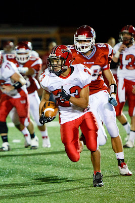 Keshaun Hughes runs vs LCC