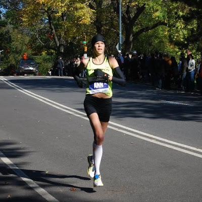 Ann Alyanak in the NYC Marathon