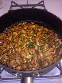 Fryin Almonds
