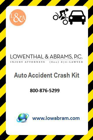 Auto Accident Crash Kit