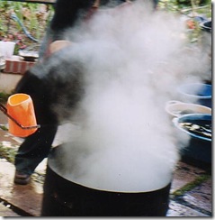 entre pieza y humo