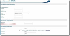 Registrando os dados na sprintrade