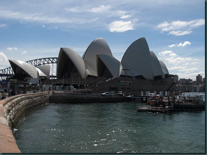 Sydney Opera House view from the boardwalk
