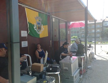 Rádio amadores no Forte da Casa 004