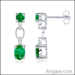 Round-and-Oval-Emerald-Earrings-With-Diamonds-in-14K-White-Gold-(3.5-mm-6-X-4-mm)_AEW0455E_Reg