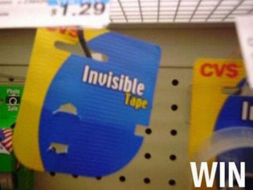 invisible tape
