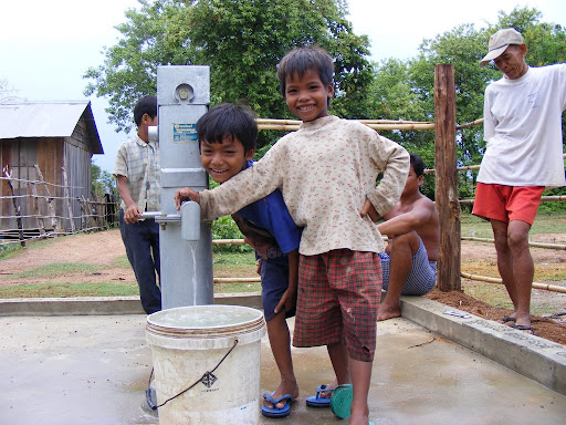 Residents and their children satisfied the well facilities. Residents said taste of water from the well is very tasty 