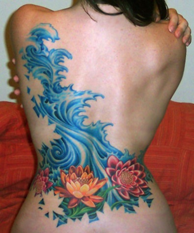 Back piece tattoos