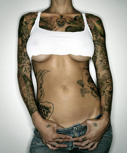 tattoos-women Woman choose a myriad of tattoos woman from the good to the