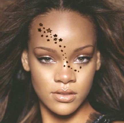 Rihanna Tattoos on Tattoo Faces Gallery