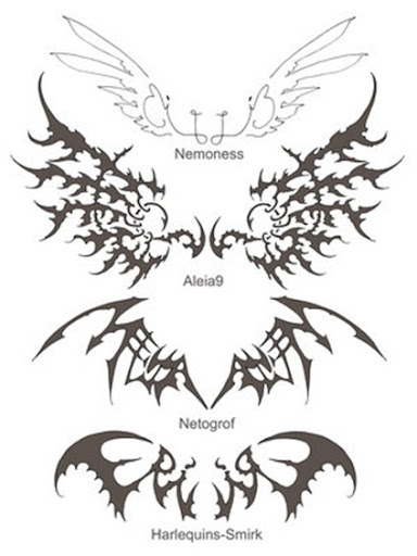 wings on back tattoo. Lower Back Tattoos Angel Wings