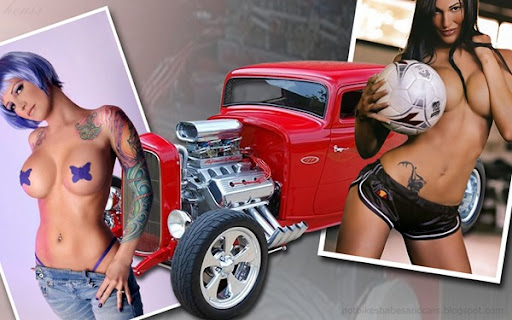wallpaper women and cars. Cool Cars And Hot Women,