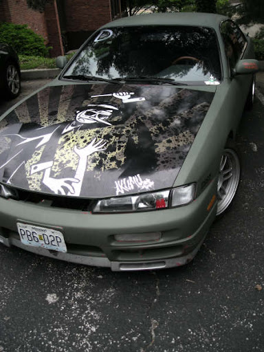 vinyl car, car decal, hood decal, hood graphics, car graphic