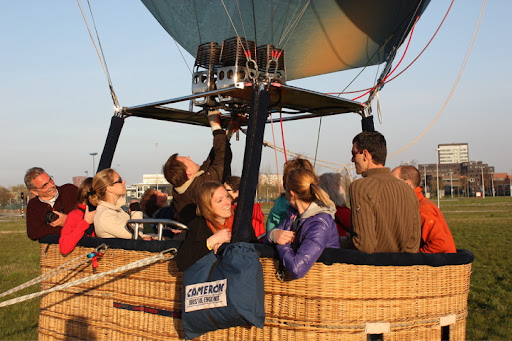 Ballonvaren vanuit Utrecht over Nieuwegein, Vianen en Schoonrewoerd naar Rhenoy