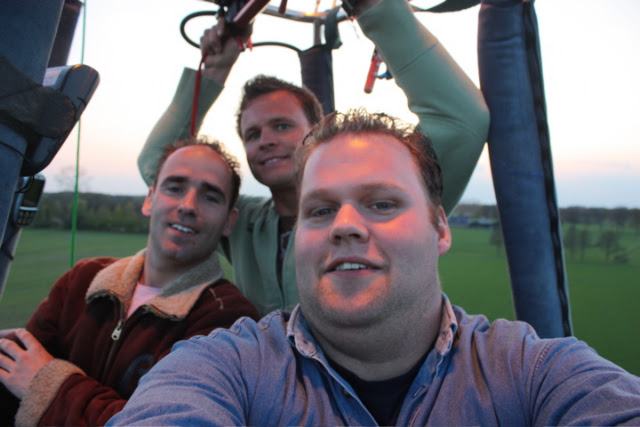 Lesballonvaart met de PH-WNG vanuit Exel over Lochem naar Barchem