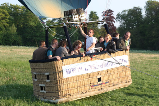 Mooie ballonvaart van Hummelo over Doetinchem , 's-Heerenberg en Emmerich naar Rees