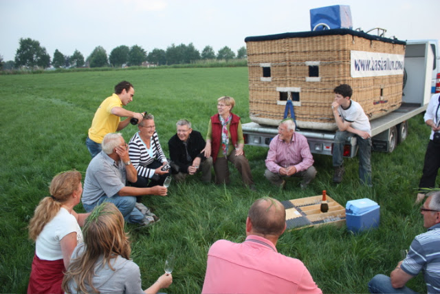 Ballonvaren vanaf de Bleek in Doetinchem naar Nieuw Wehl.