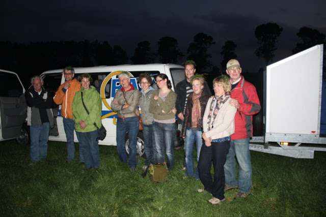 Ballonvaart van Arnhem over Duiven naar Didam met 10 personen.