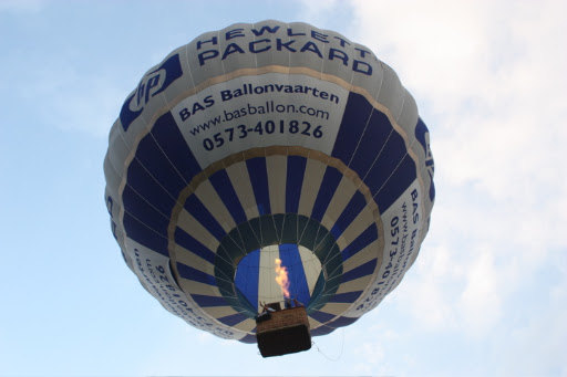 Ballonvaren aan de rand van de veluwe van Apeldoorn naar Hattemerbroek.