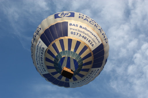 Prive ballonvaart met 5 personen van Apeldoorn naar Lochem.