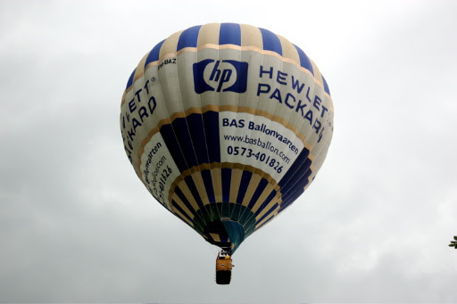 Ballonvaart van Almelo naar Ootmarsum met een prive ballon.