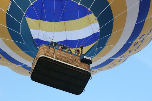 Ballonvaren van Apeldoorn naar Raalte op 11 september.