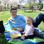 At the park with Mommy and Daddy