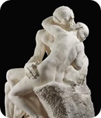 kiss sculpture