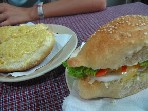 Yak Cheese sandwich and toast! very unique cheese