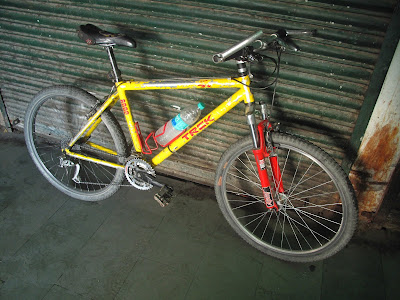 The yellow TREK