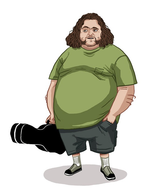  Excelentes desenhos dos personagens de Lost