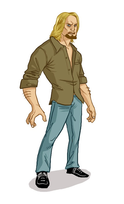 Excelentes desenhos dos personagens de Lost