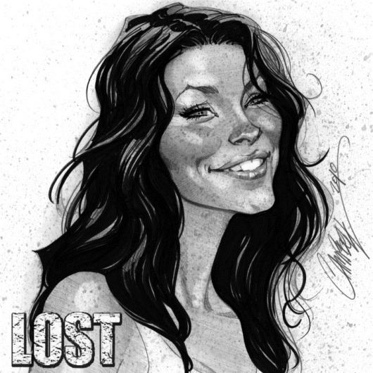  Caricaturas de personagens de Lost
