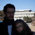 DMZ20100206-9.jpg, Jon and Ashley pose infront of the North Korean "reception" building., DMZ