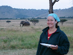 Masai Mara Campsite with Elephant